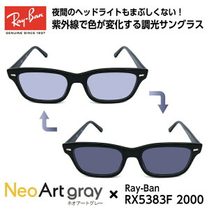 Ray-Ban レイバン サングラス 調光 ネオコントラスト RX5383F (RB5383F) 2000 54サイズ アジアンフィット メンズ レディース ユニセックス 男性 女性