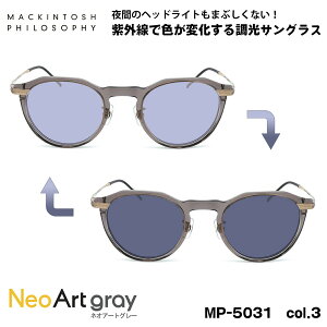 ���� �T���O���X �l�I�A�[�g MP-5031 col.3 47mm �}�b�L���g�b�V�� �t�B���\�t�B�[ MACKINTOSH PHILOSOPHY UV�J�b�g