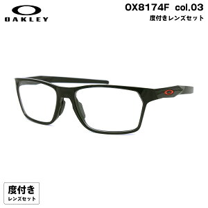 度付きレンズセット オークリー OX8174F 03 56mm OAKLEY HEX JECTOR (A) ヘックスジェクター ローブリッジフィット HOYA ハイルックス167VS UVカット