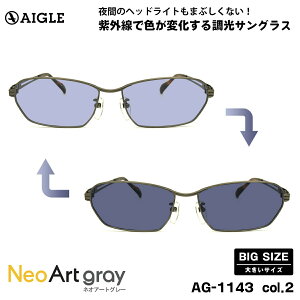 �傫���T�C�Y ���� �T���O���X �l�I�A�[�g AG-1143 col.2 60mm �G�[�O�� AIGLE UV�J�b�g BIG ���C�h �傫����