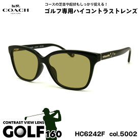 コーチ サングラス ゴルフ HC6242F col.5002 56mm COACH アジアンフィット UVカット 国内正規品