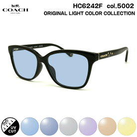 コーチ サングラス ライトカラー HC6242F col.5002 56mm COACH アジアンフィット UVカット 国内正規品