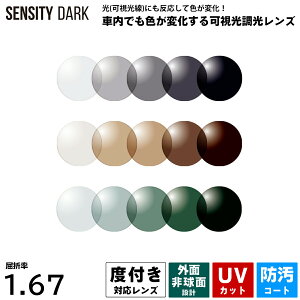 xtY  ZVeB_[N HOYA SENSITY DARK 񋅖 ^ NL67 j[bNX167 21g UVJbg vX`bNY