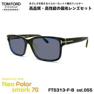 �g���t�H�[�h �Ό� �T���O���X �l�I�|�� FT5313FB (TF5313FB) coo.055 55mm TOM FORD �A�W�A���t�B�b�g �l�I�R���g���X�g�Ό� �X���[�N70 UV�J�b�g