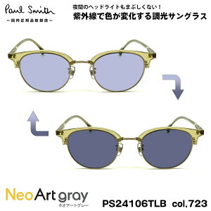 �|�[���X�~�X ���� �T���O���X �l�I�A�[�g PS24106TLB col.723 50mm Paul Smith KEEVIL UV�J�b�g �������K�i ��ԉ^�]��