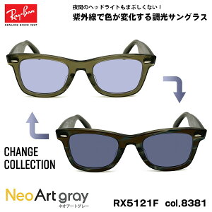 Co `FW  TOX lIA[g Ray-Ban RX5121F (RB5121F) 8381 50mm CHANGE WAYFARER EFCt@[[ AWAtBbg UVJbg