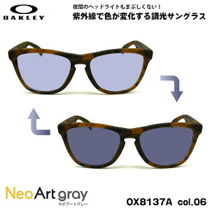 �I�[�N���[ ���� �T���O���X �l�I�A�[�g OX8137A 06 55mm OAKLEY Frogskins RX (A) �t���b�O�X�L�� ���[�u���b�W�t�B�b�g UV�J�b�g