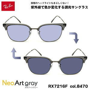 ���C�o�� ���� �T���O���X �l�I�A�[�g RX7216F (RB7216F) col.8470 53mm Ray-Ban NEW CLUBMASTER �j���[�N���u�}�X�^�[ UV�J�b�g ��ԉ^�]�\