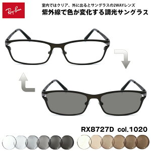 ���C�o�� ���� �T���O���X RX8727D (RB8727D) 1020 54mm Ray-Ban �A�W�A���f�� UV�J�b�g �F���ς��