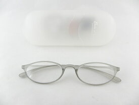 [BelleetClaire 老眼鏡] ベルエクレール 老眼鏡 92343-フィッツ-グレー+2.00 新品 めがね メガネ ケース付 還暦 仕事 紳士 女性 正規品