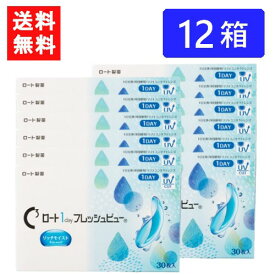 ロート ワンデーフレッシュビュー リッチモイスト 30枚入 ×12箱 送料無料 RHOTO 1DAY フレッシュビュー