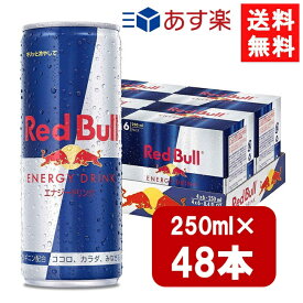 レッドブル エナジードリンク 250ml×48本 2ケース 炭酸飲料 栄養ドリンク Red Bull 翼をさずける カフェイン redbull 炭酸缶