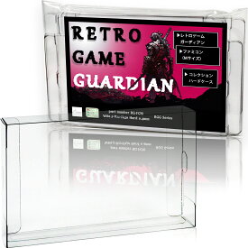 FC / EYESRAIL レトロゲーム ガーディアン 【コレクター開発x国内製造】 ハード コレクションケース UVカット 透明 保護 保管 クリアケース（ FCM ファミコン用 .Mサイズ ）
