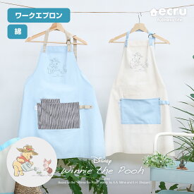 【お買い物マラソンP10倍】 ディズニー エクル フルネスライフ ワークエプロン くまのプーさん