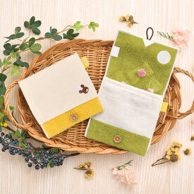 どっとポーチ ショートマルチ くまのがっこう | ポーチ 小物入れ 定番 タオルポーチ ドットポーチ ミニポーチ タオルハンカチ ミニタオル ハンカチ 大人 かわいい 可愛い 母の日 ギフト プチギフト