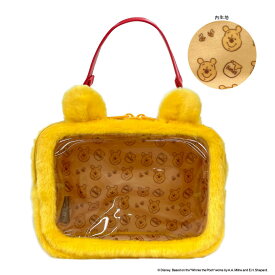 【お買い物マラソンP10倍】 ディズニーキャラクターズ ぬいぐるみポーチ | ポーチ ぬいポーチ ぬいぐるみケース ぬい活 推し活 クリアポーチ もこもこ ふわふわ 可愛い かわいい ミニバッグ プー フィガロ ラッキー リトルグリーンメン