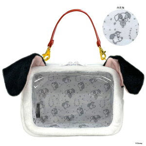 ディズニーキャラクターズ ぬいぐるみポーチ | ポーチ ぬいポーチ ぬいぐるみケース ぬい活 推し活 クリアポーチ もこもこ ふわふわ 可愛い かわいい ミニバッグ プー フィガロ ラッキー リ