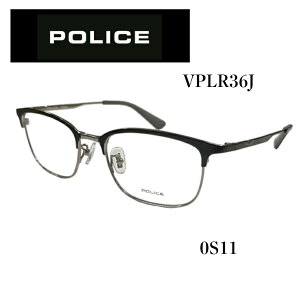 VPLR36J 正規品 ポリス POLICE  メガネ フレーム 激安 セール スタイリッシュ 人気モデル かっこいい 伊達メガネ 有名人愛用 ブルーライトカット