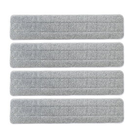 【送料無料】 Eyliden 取替えクロス クロス モップ マイクロファイバー ぞうきん フローリング ホールモップ フロア スペア 4枚セット 取替 掃除 パッド 雑巾 モップ 床を保護 水拭き クリーナー 交換パッド