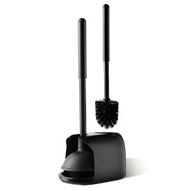 【送料無料】 Eyliden トイレ掃除 2in1 トイレブラシ トイレ つまり取り ラバーカップ 洋式・和式兼用タイプ 収納ケース付き 省スペース 床置き