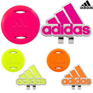 adidas Golf AfB_XSt{Ki Neon color Clip Marker lIJ[ Nbv }[J[ u ADM-914 v yX݌ɕiz