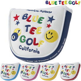 BLUE TEE GOLF ブルーティーゴルフ 正規品 スマイル&ピンボール マレット用パターカバー 「 ホワイト PC-001 」