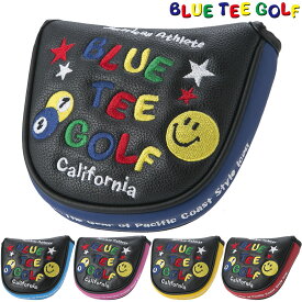 BLUE TEE GOLF ブルーティーゴルフ 正規品 スマイル&ピンボール マレット用パターカバー 「 ブラック PC-002 」