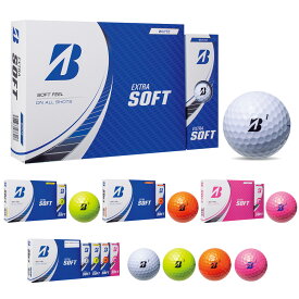 BRIDGESTONE GOLF ブリヂストンゴルフ日本正規品 EXTRA SOFT エクストラソフト 2023モデル ゴルフボール 1ダース(12個入) 【あす楽対応】