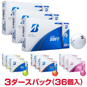 y12/5 Gg[/Iōő100%|CgobNz y܂ƂߔzBRIDGESTONE GOLF uaXgSt{Ki EXTRA SOFT GNXg\tg 2025Vi St{[ 3_[XpbN(36) y