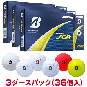 �y5/15 �G���g���[/���I�ōő�100%�|�C���g�o�b�N�z �y�܂Ƃߔ����z BRIDGESTONE GOLF �u���a�X�g�����{���K�i TOUR B JGR �c�A�[�r�[�W�F�C�W�[�A�[�� �S���t�{�[�� 3�_�[�X(36��) 2025���f�� �y���X