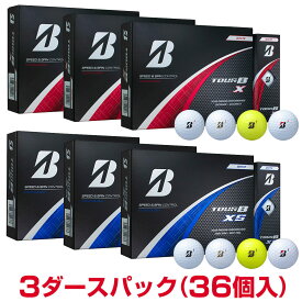 【まとめ買い】BRIDGESTONE GOLF ブリヂストンゴルフ日本正規品 TOUR B Xシリーズ ツアー ビー エックス 2024新製品 ゴルフボール3ダース(36個入)