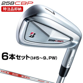 【特注品即納】 BRIDGESTONE GOLF ブリヂストンゴルフ 日本正規品 258CBP アイアン N.S.PRO MODUS3 TOUR115スチールシャフト 6本セット(I#5～9、PW) 2025モデル 【当店在庫品】