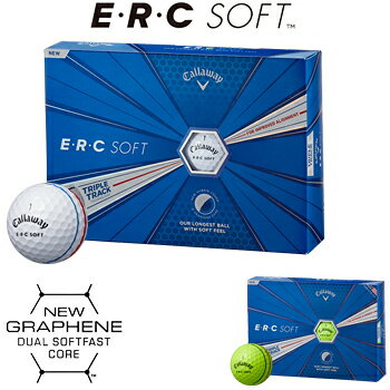 Callaway(キャロウェイ)日本正規品ERCSOFT(イーアールシーソフト)2019新製品ゴルフボール1ダース(12個入)【あす楽対応】