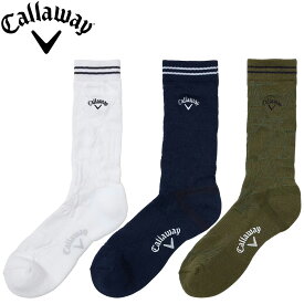 【4/20 エントリー/抽選で最大100%ポイントバック】 Callaway キャロウェイ 日本正規品 クルー ソックス 2023モデル 「 C23293107 」 【あす楽対応】