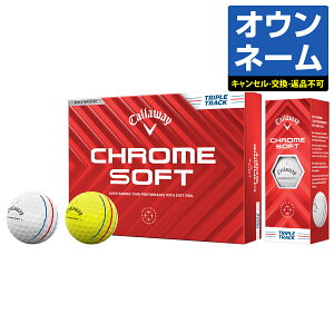 y IEl[z Callaway LEFC{Ki CHROME SOFT TRIPLE TRACK N\tggvgbN 2024f St{[1_[X(12)