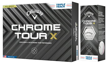 Callawayキャロウェイ日本正規品CHROMETOURTRIPLETRACKクロムツアートリプルトラック2024新製品ゴルフボール1ダース(12個入)【あす楽対応】