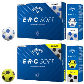 【4/20 エントリー/抽選で最大100%ポイントバック】 【限定品】 Callaway キャロウェイ 日本正規品 ERC SOFT TRUVIS イーアールシーソフト トゥルービス 2025モデル ゴルフボール1ダース(12個入) 「 ERC SOFT 25 TRVS 」 【当店在庫品】