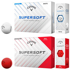 Callaway キャロウェイ 日本正規品 SUPER SOFT スーパーソフト 2025新製品 ゴルフボール1ダース(12個入) 【当店在庫品】