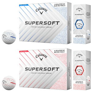 Callaway LEFC {Ki SUPER SOFT SPLATTER 360 X[p[\tg Xvb^[ 2025Vi St{[ 1_[X(12) yX݌ɕiz