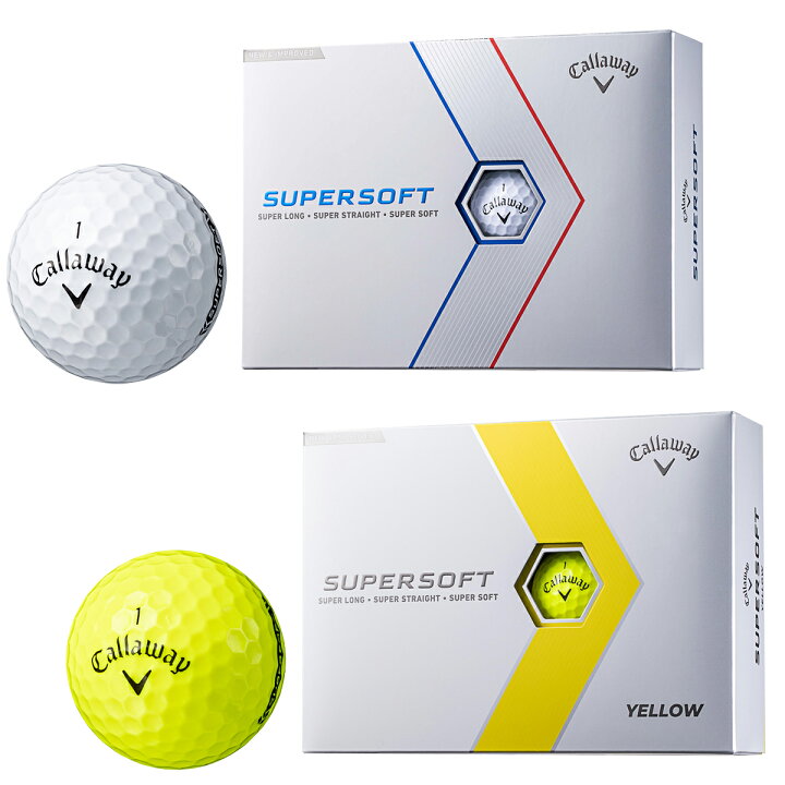 楽天市場】Callaway キャロウェイ 日本正規品 SUPER SOFT スーパー 
