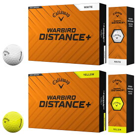 【3/18 エントリー/抽選で最大100%ポイントバック】 Callaway キャロウェイ 日本正規品 WARBIRD DISTANCE+ ウォーバード ディスタンスプラス 2025モデル ゴルフボール1ダース(12個入) 【当店在庫品】