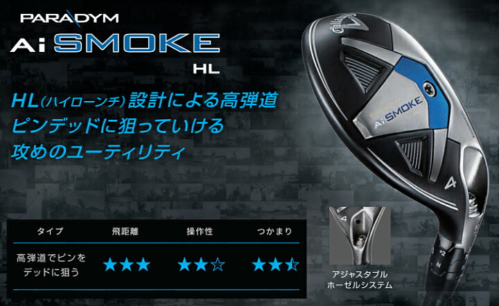 楽天市場】Callaway キャロウェイ日本正規品 PARADYM Ai SMOKE HL 