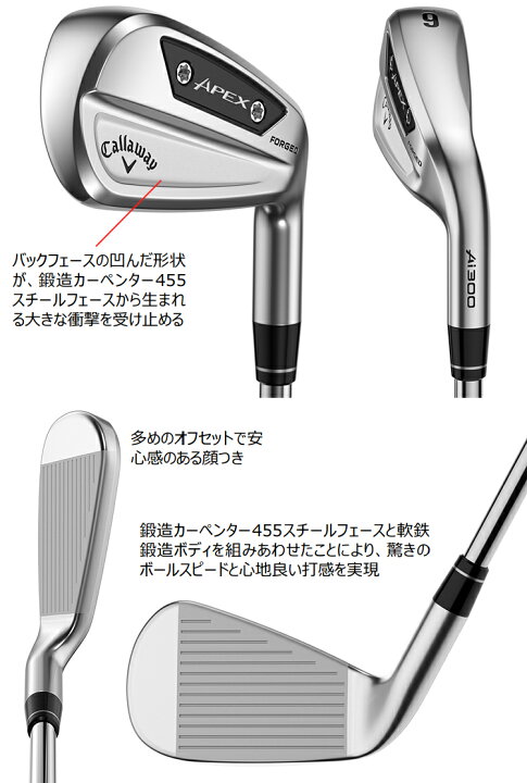 楽天市場】Callaway キャロウェイ 日本正規品 APEX Ai300 エイペックス  