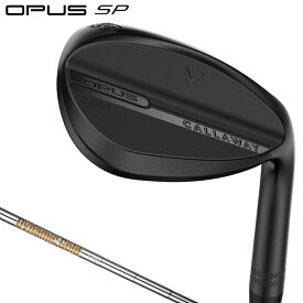【7/20 エントリー/抽選で最大100%ポイントバック】 Callaway キャロウェイ 日本正規品 OPUS SP オーパス エスピー ウェッジ ブラック仕上げ ダイナミックゴールドスチールシャフト 2025モデル 【当店在庫品】