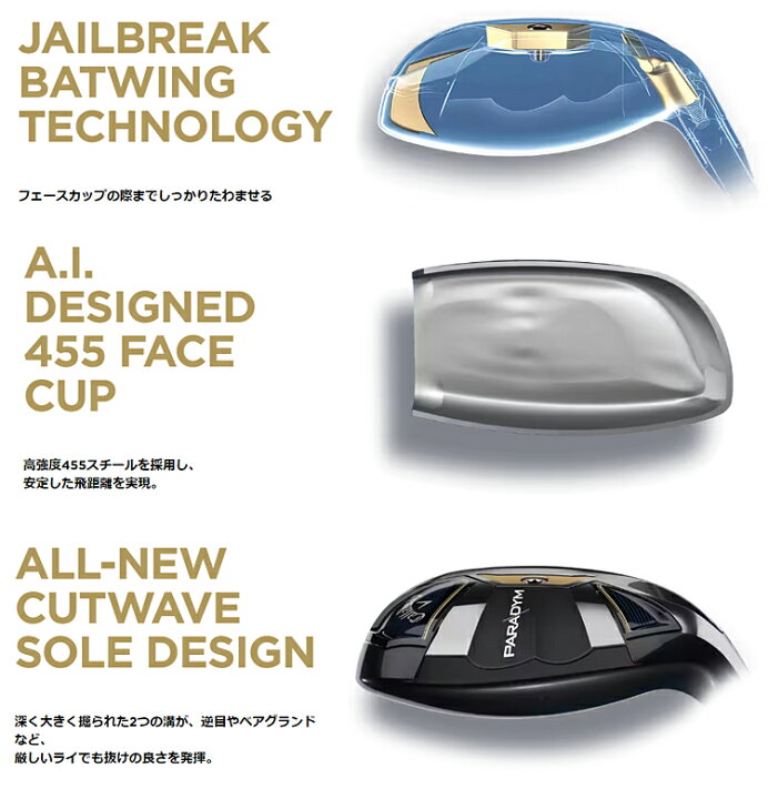 楽天市場】Callaway キャロウェイ日本正規品 PARADYM パラダイム 