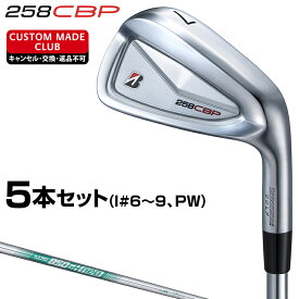 258CBP アイアン NSPRO850GH neoスチールシャフト 5本セット(I#6～9、PW) 【カスタムクラブ 特注】 BRIDGESTONE GOLF ブリヂストンゴルフ 日本正規品 2025モデル