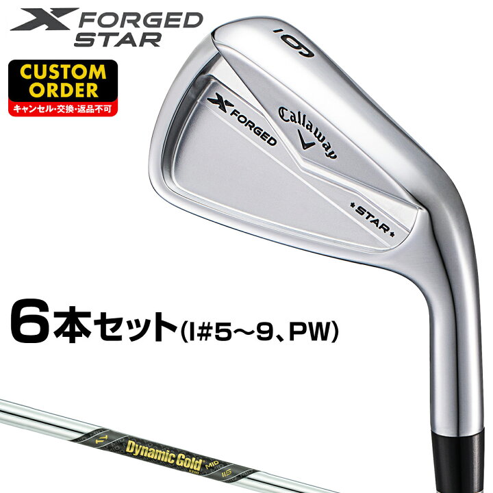 楽天市場】X FORGED STAR アイアン ダイナミックゴールドMID115 