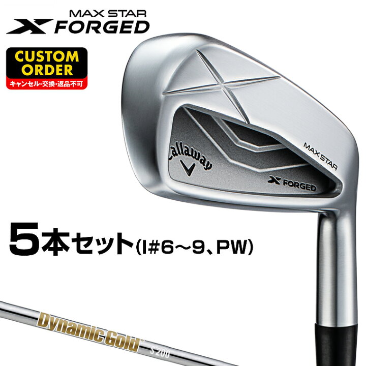 楽天市場】X FORGED MAX STAR アイアン ダイナミックゴールドHT