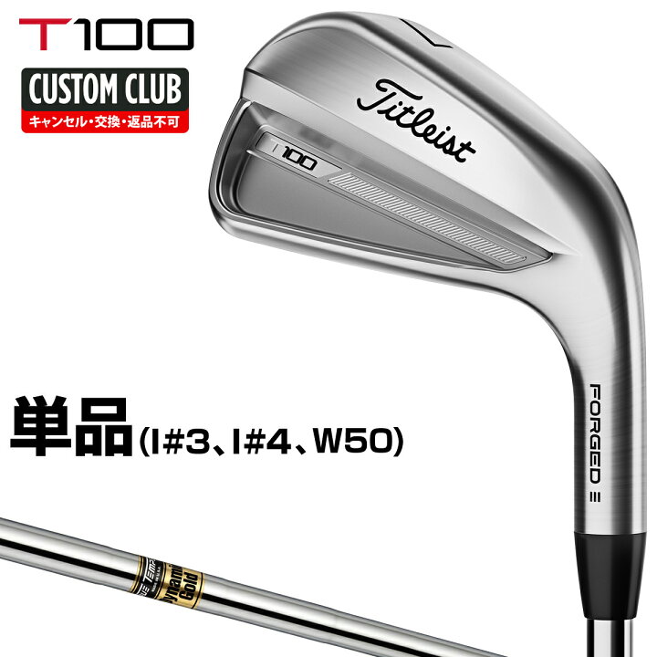 楽天市場】T100 アイアン ダイナミックゴールドスチールシャフト 単品 