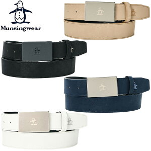 【10/30限定!エントリーで当店全品ポイント10倍!】 Munsingwear マンシングウエア 日本正規品 エコレザー ベルト 2024モデル 「 MG4FBL00M 」 【当店在庫品】